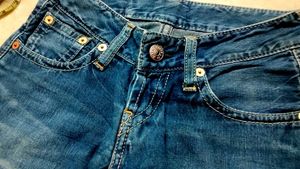 Levis Dark Blue Flare Jeans