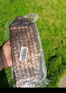 Myglamm Woven Metallic Pouch