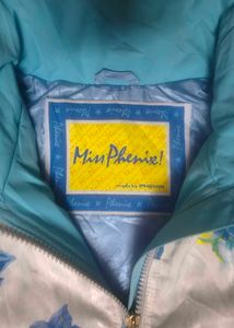 Floral Print Hooded Jacket