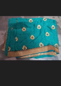 Combo 2 Saree Soft Silk Heavy Work Embroidery Part