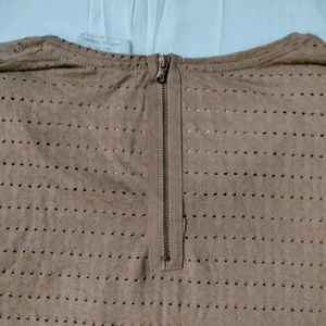 Orginal Zara Basics Brown Top