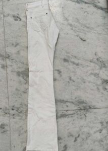 White Bell Bottom Jeans