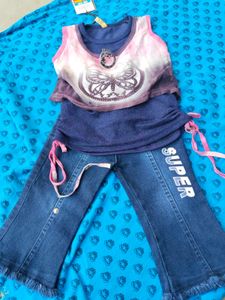 cute girls jeans top 😍 loy price