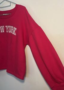 Pink New York Graphic Sweatshirt