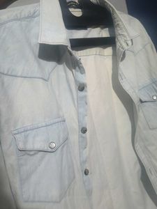 Light Wash Denim Shirt