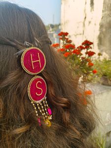 Bridal Text Hair Accessories