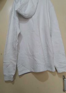 H&amp;M Basic White Pullover Hoodie (US 16/18)