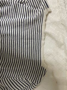 Korean Striped Long Sleeve Top
