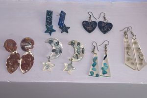 6 Pcs Earrings &amp; Studs