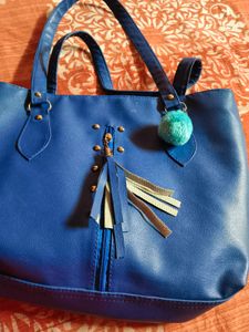 Blue Tote Bag
