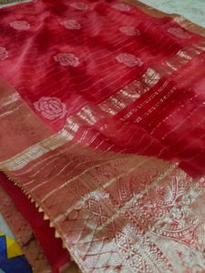 organza beautiful 😍 saree no blouse