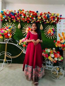 Girls Beautiful Heavy Long Gown