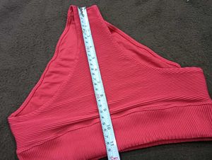 Pink Ribbed Bikini 💚Bottom