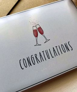 Sticker &amp; Congratulations Card