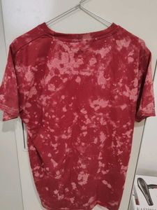Maroon Tie-Dye T-Shirt