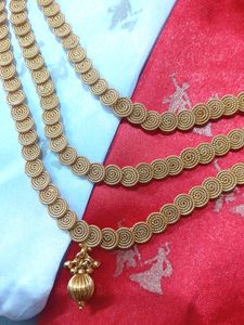 Premium Gold Polished 3 In One Jewellery Set