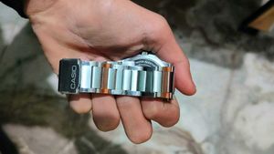 Casio Octagon Green Dial Watch