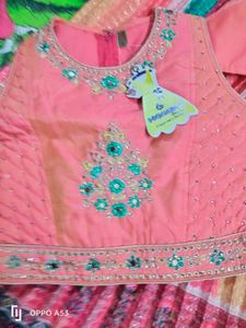 Striped Lehenga Choli Set