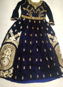velvet gown