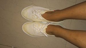 White Korean Cute Sneaker