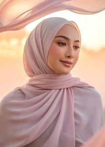 Elegant Pink Hijab