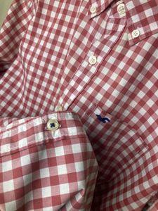 Hollister Red Gingham Checkered Shirt