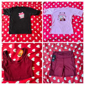 T-shirt,Tank Top&  Short Pant Combo