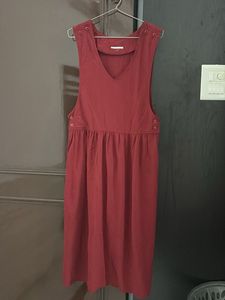 Maroon Sleeveless Dress