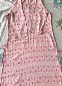 Printed Pink Kurta