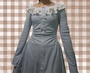 Bell Sleeve Ruffle Dress