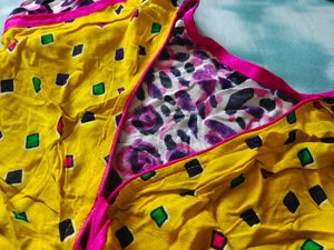 Multicolored Kurta Styled Dress