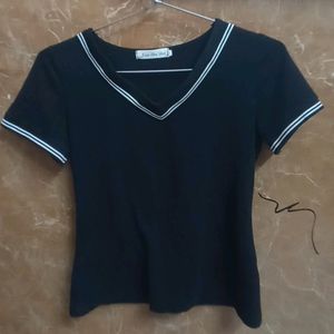 Korean V Neck Top