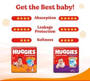 Pack Of 32 Diapers + 3 Feather Diaper Free