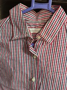 Checkered Button-Down Shirt