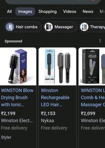 2 Sets Of Winston Led Therapy Comb