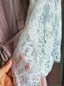 URBANIC Lace Trim Robe