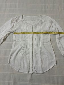 Embroidered White Shirt