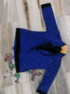 Boys&#39; Blue Paisley Outfit