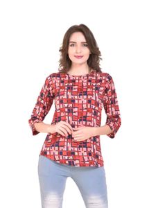 Casual Red Top