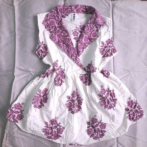 Floral Collared Tunic