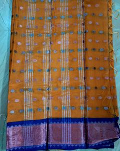Varnasi Orange Saree