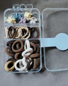 Korean Hair accessories Tie & Clip Set