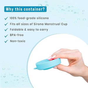 Collapsible Silicone Menstrual Cup Sterilizer