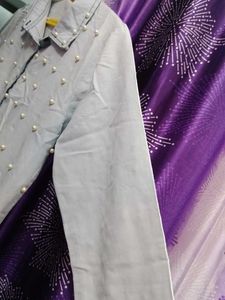 Pearl Embellished Top