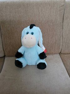 Cute Blue Donkey Plush
