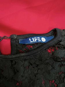 Elegant Black Lace Top