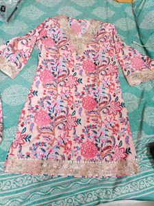 Floral Print Kurta Set