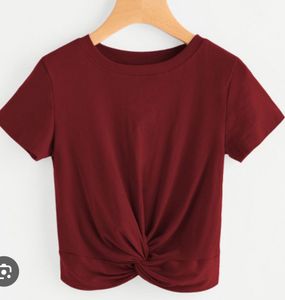 GU Sister Brand Of uniqlo Front Knot Top
