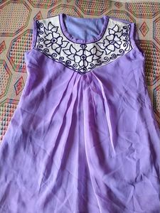 Lilac Embroidered Top ♥️