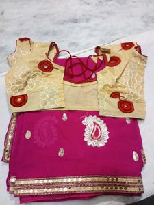 Beautiful Work Saree Blouse